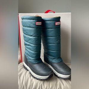HUNTER snow boots green
